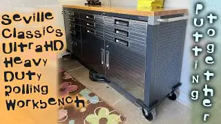 Сверхпрочный верстак на колесах Seville Classics UltraHD / Сборка - The Cookin' Camper