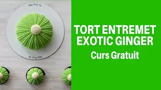 EXOTIC GINGER | TORT ENTREMET CU MERE, SCORȚIȘOARĂ ȘI GHIMBIR