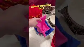 Пошаговый мастер-класс по изготовлению чехла для суповой тарелки. Часть 3. Обожаю их делать!❤️❤️❤...