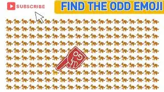 GOOD ARE YOUR EYES #43 FIND THE ODD EMOJI | FIND ONE OUT EMOJI |SPOT OUT EMOJI | SPOT THE DIFFERENCE