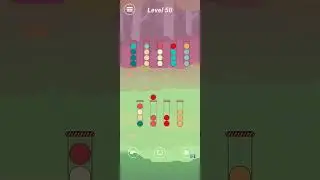 Ball Sort Puzzle Hard Level 50 gameplay (iOS Android)