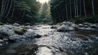 Soothing River Water Sounds 🌿 ASMR for Anxiety Relief, Focus & Deep Relaxation
