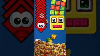 Worms Zone Game Gameplay 🔥 | Intense Levels & Pro Player Moves 💪 | Gaming Shorts