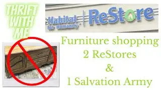 Thrift with me | Habitat for Humanity ReStore | Vlog Style | Multiple Thrift stores | Bonus Video