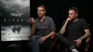Rafe Spall, Robert James-Collier and the cast of The Ritual at TIFF 2017