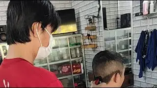 cut hair at baber shop, đi hớt tóc cùng a Kiệt nhé
