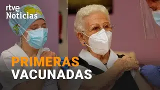 ENTREVISTAMOS a ARACELI, 96 años, y a MÓNICA, las PRIMERAS españolas VACUNADAS | RTVE Noticias