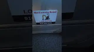Mini Excavator for rent Pinehurst NC #excavator #equipmentrental  #homeowners