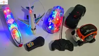 Rimot Control Rc Airoplane And Transparent Gear Light Train & Car Unboxing/ Rc Car/09Future Car 