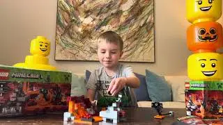 KIDS REVIEW: LEGO Minecraft 2016 The Wither Building Toy Set #21126  by Jack&rsquo;s Videos!