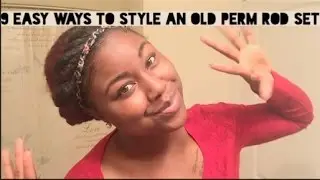 How to: 9 easy hairstyles for an old perm rod set