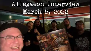 I got to interview Allegaeon while Omnium Gatherum played 03-05-2022 #metal #allegaeon #interview