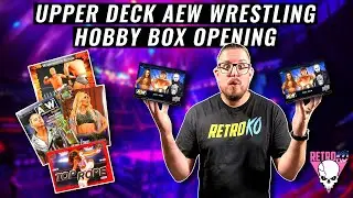 ITS FINALLY HERE! Ripping Open An AEW WRESTLING Trading Card Hobby Box From UPPER DECK!