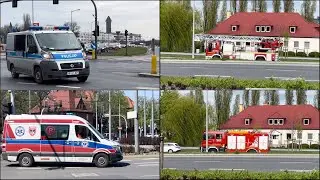 Alarmowo: 6 Ambulans&oacute;w, Policja i 305[P]21 oraz 301[P]: 25 i 51