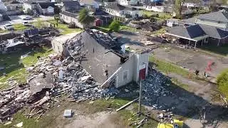 Homes Destroyed After Deadly Tornado Tears Through New Orleans' Arabi Area