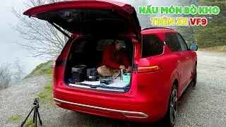 Đi Săn Nấm Quý: Nấu & Thưởng Thức Món Bò Kho Ngay Trên Xe Điện VinFast VF9 - TLM Góc Chia Sẻ