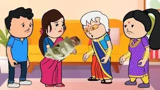 मम्मी जी मेरा बच्चा नहीं रहा 😭😭 खुशियां बदली मातम में 😭😭 HINDI CARTOON MORAL STORIES 😣Heart Touching
