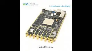 Puzhi PZSDR  P159 Software Defined Radio ZU15EG+ADRV9009 16bit ADC & 14bit DAC #SDR #fpga