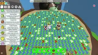 using a festive planter before beesmas