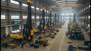 Piling Rig Manufacturing 🏗️ Inside The Massive Production Line &ndash; Heavy Construction Machinery