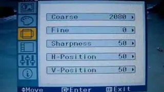 MENU samsung 2493HM