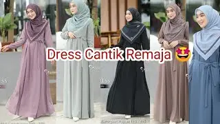 Inspirasi Model Baju Gamis Modern Terbaru 202 Dengan Model Simple Cantik Elegan 🤩😘