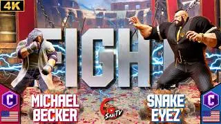 Street Fighter 6 🔥 MICHAEL BECKER (Ken) vs SNAKE EYEZ (Zangief) 🔥 The titan crushed the flame! 🔥 SF6