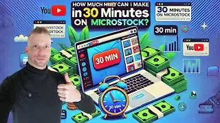 How much money can I make in 30 minutes with Microstock?