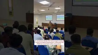 POSH Awareness Session at Globsyn Business School | Speak Up, Stay Safe 🛡️ #shorts