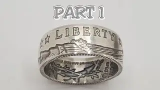 Part 1/3: Gorgeous Incuse Indian Coin Ring. P.O.V. Video of Making a Coin Ring on New GoPro
