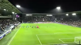 Cambuur - MVV Maastricht 4-0 the players are entering the Kooi Stadion 19.12.2025