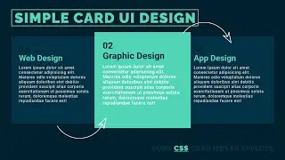 Simple Card UI Design | CSS Card Hover Effects | Card Hover Effects HTML & CSS