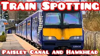 Train spotting - Paisley Canal and Hawkhead