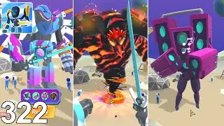 Mechangelion Robot Fighting 322: 🦅 WINGED MECHA VS. LAVA GIANT! Speakerman & Slashray Showdown!