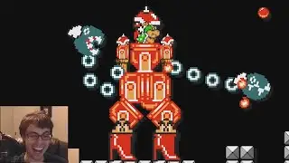 Mario Maker - The Most Creative Level I've Played! Super Mario vs Mecha Bowzilla