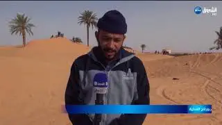 غرداية هواية ركوب الدراجات النارية على الكثبان الرملية تستهوي أبناء المنطقة