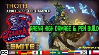 Smite Arena Thoth Penetration & Damage Build | Beginner Friendly GOD Smite Season 7 Arena Thoth