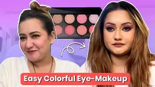 Soft and Simple Colorful Eye Makeup | Makeup tutorial | Just Shanaya