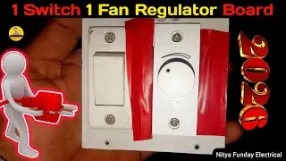 1 Switch 1 Fan Regulator Connection | Electric Board Connection