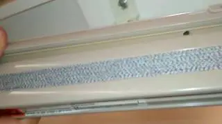 Установка жалюзи Norman Corded сверху вниз снизу вверх