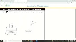 Lecture 25 Determination of Turbidity