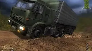 SpinTires KAMAZ. Super physics Это что-то!