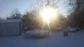 today Sun and Snow will melt it down soon