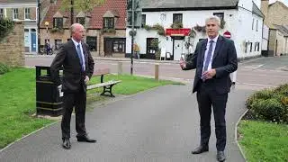 VISIBLE POLICING &ndash; Darryl Preston Tory PCC candidate in Chatteris with Steve Barclay MP NE Cambs &ndash; 1
