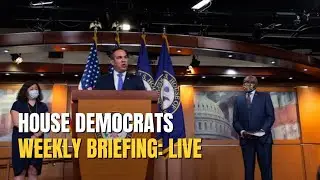 US LIVE: House Democrats Hold Press Conference After Trump's Davos Speech
