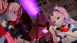 Minato Aqua vs Kureiji Ollie BOSS FIGHT QTE 3 【Hololive Animation】