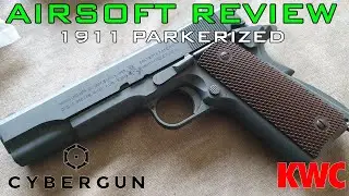Airsoft Review #10 KWC Colt 1911A1 Parkerized (Phosphaté) Gaz Blowback Co2 KWC/CYBERGUN [FR]