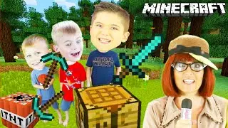 Minecraft SCAVENGER HUNT in Real Life with HobbyBobby