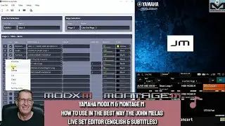 Yamaha MODX M и Montage M | Как наилучшим образом использовать редактор живых выступлений Джона М...