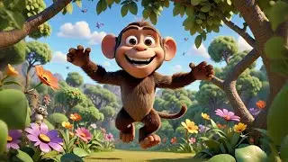Monkey&rsquo;s Crazy Coconut Bounce 🐵🥥 | Learn Numbers and Fun for Kids | Educational Video for Children